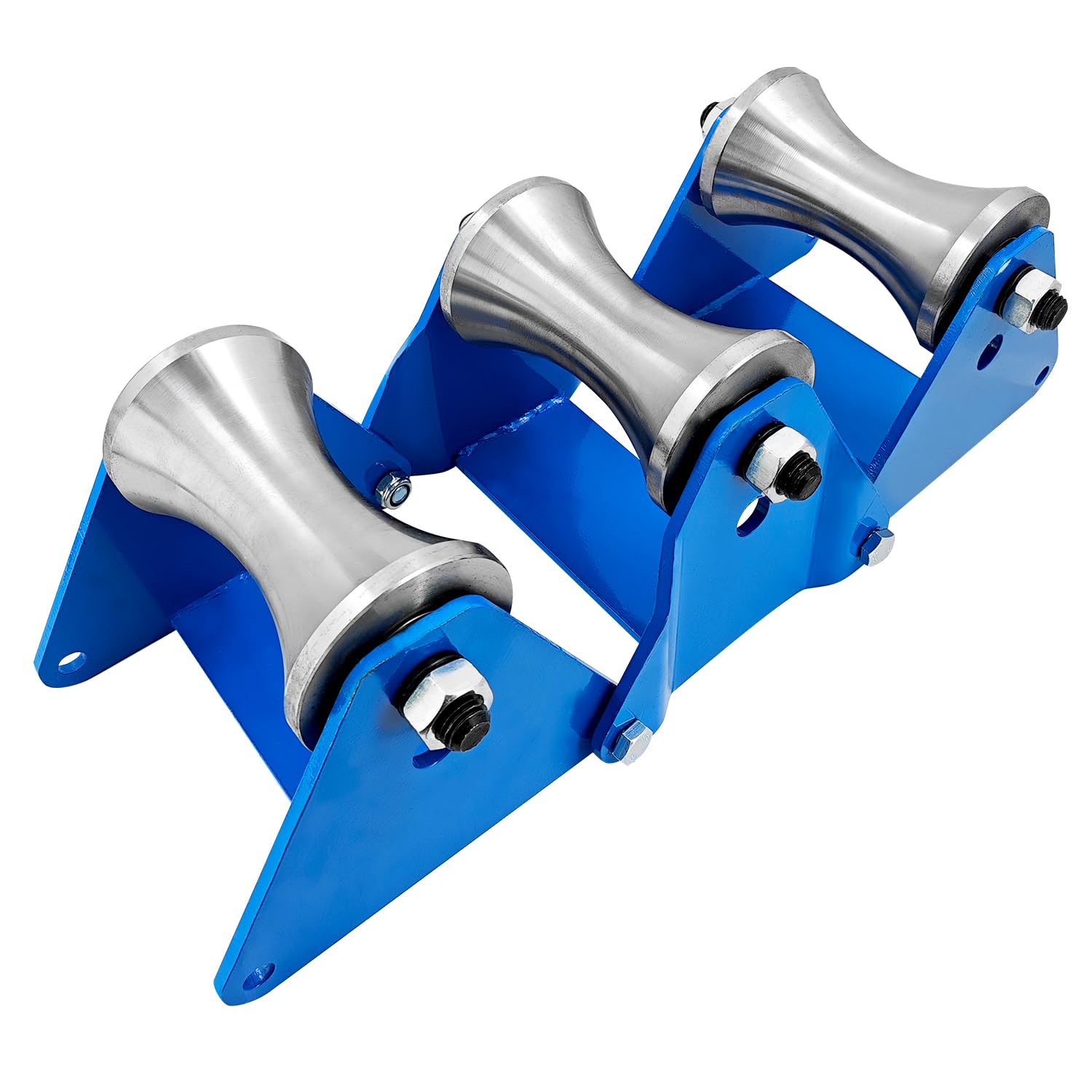 Photo 1 of ShareZem Cable Puller Sheave, Cable Feeding Sheave, Wire Pulling Tools Pulley for Industrial Large-Scale Laying, Heavy-Duty Steel Pulleys Sheave, High-Load Cables Tugger Wire Puller Attachment