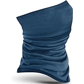 Merino Wool Neck Gaiter - 100% Merino Wool Mask, Breathable Quick-Dry Warmer for Skiing, Hiking and Outdoor Activities