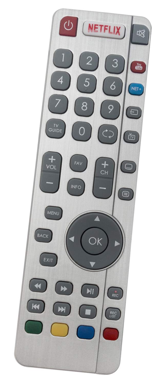 ALLIMITY DR-0337 Remote Control Replace Fit for TV LC-49CUG8462KS LC-40CFG6242E LC-43CFG6452E LC-49CUG8362KS LC-49CFG6352K LC-49CUG8062K LC-43CFG6452K LC-49CUG8372KS