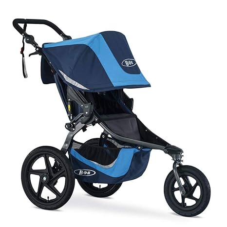 bob jogging stroller blue