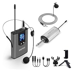 HOTEC UHF Wireless Headset Microphone/Lavalier