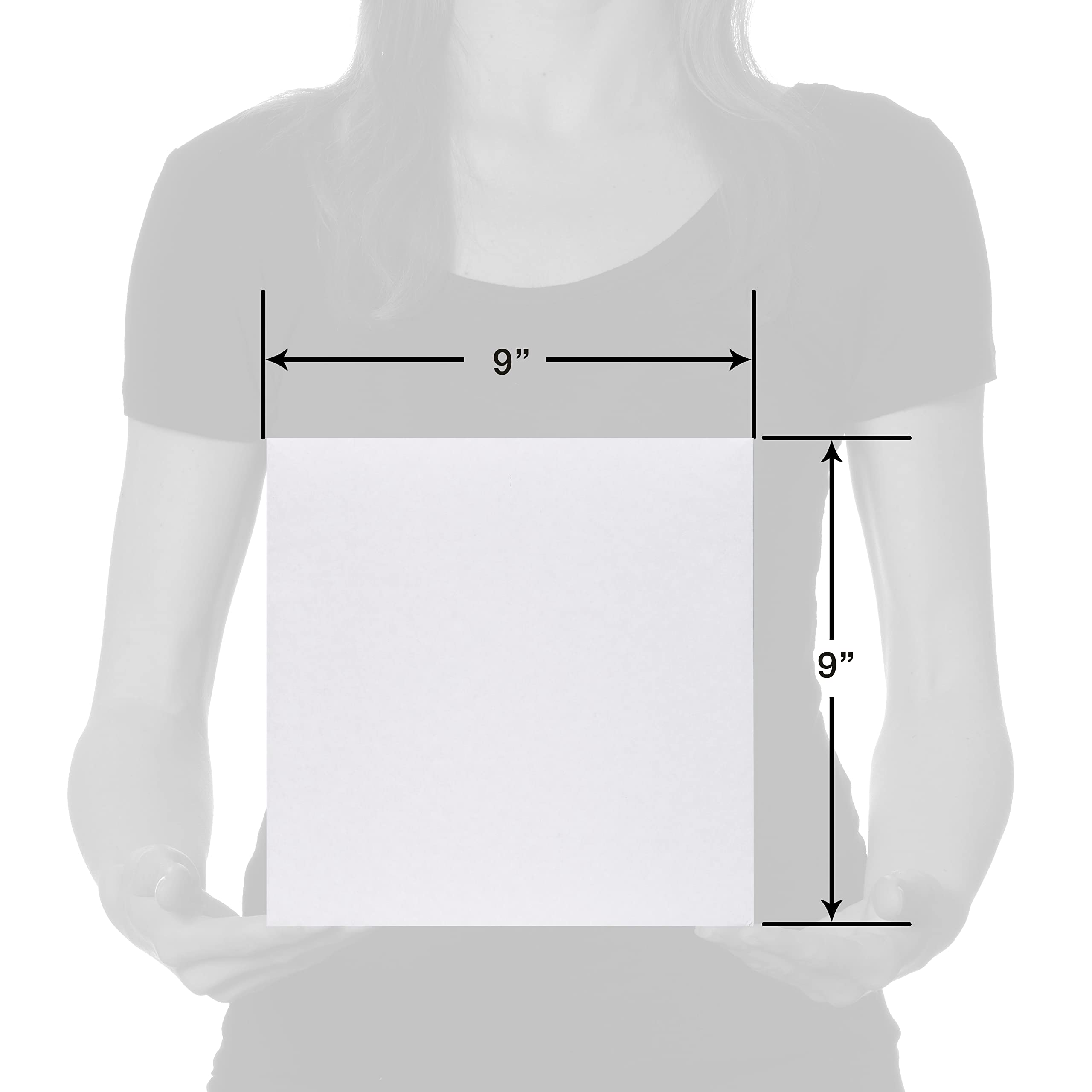 American Greetings Square White Gift Boxes with Lids, for Birthdays, Holidays and All Occasions, (6 Boxes, 9'' x 9'')