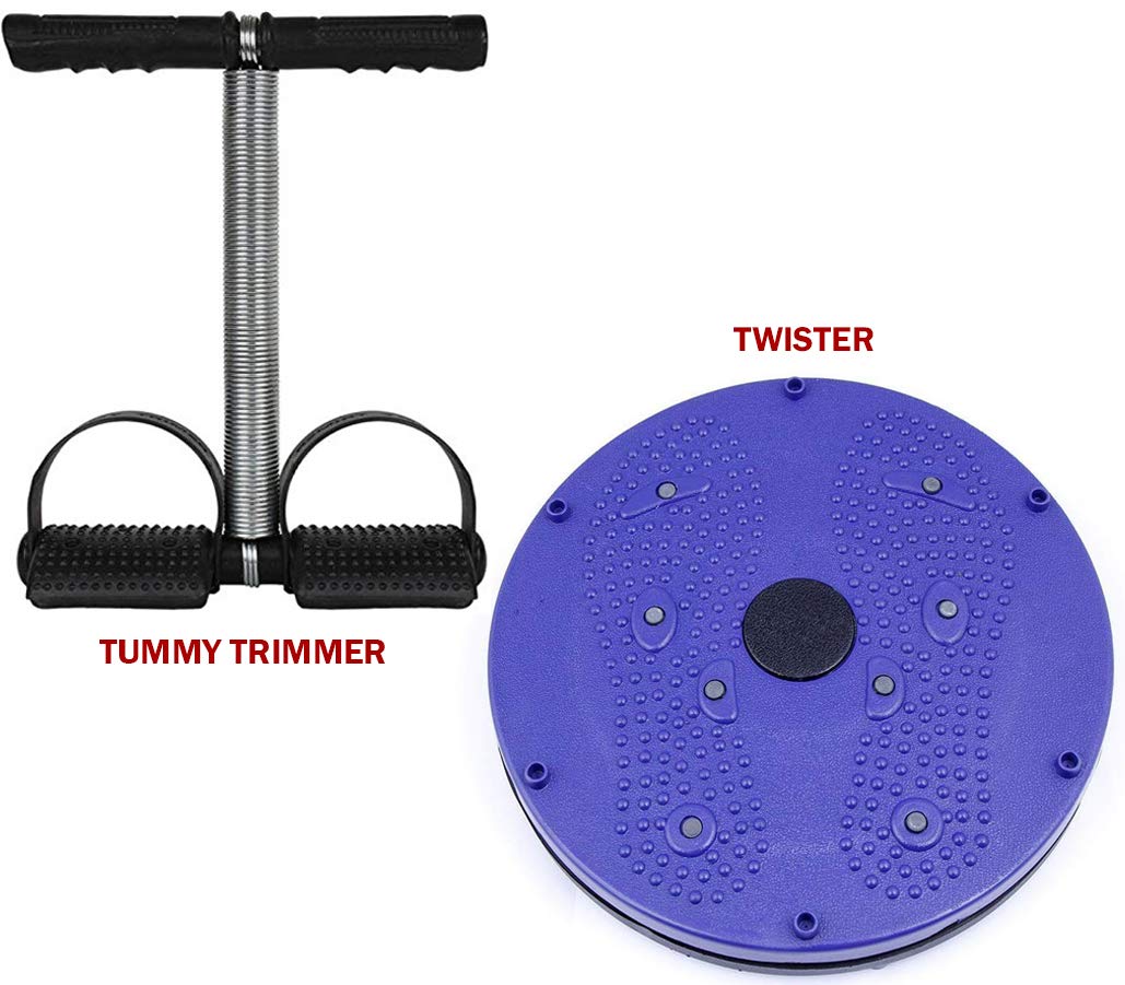 ABHAYA Tummy Trimmer + Twister, Fat Loss Exercise Machine in India 2021