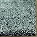 SAFAVIEH California Shag Collection Accent Rug - 3' x 5', Light Blue, Non-Shedding & Easy Care, 2-inch Thick Ideal for High Traffic Areas in Entryway, Living Room, Bedroom (SG151-6060)