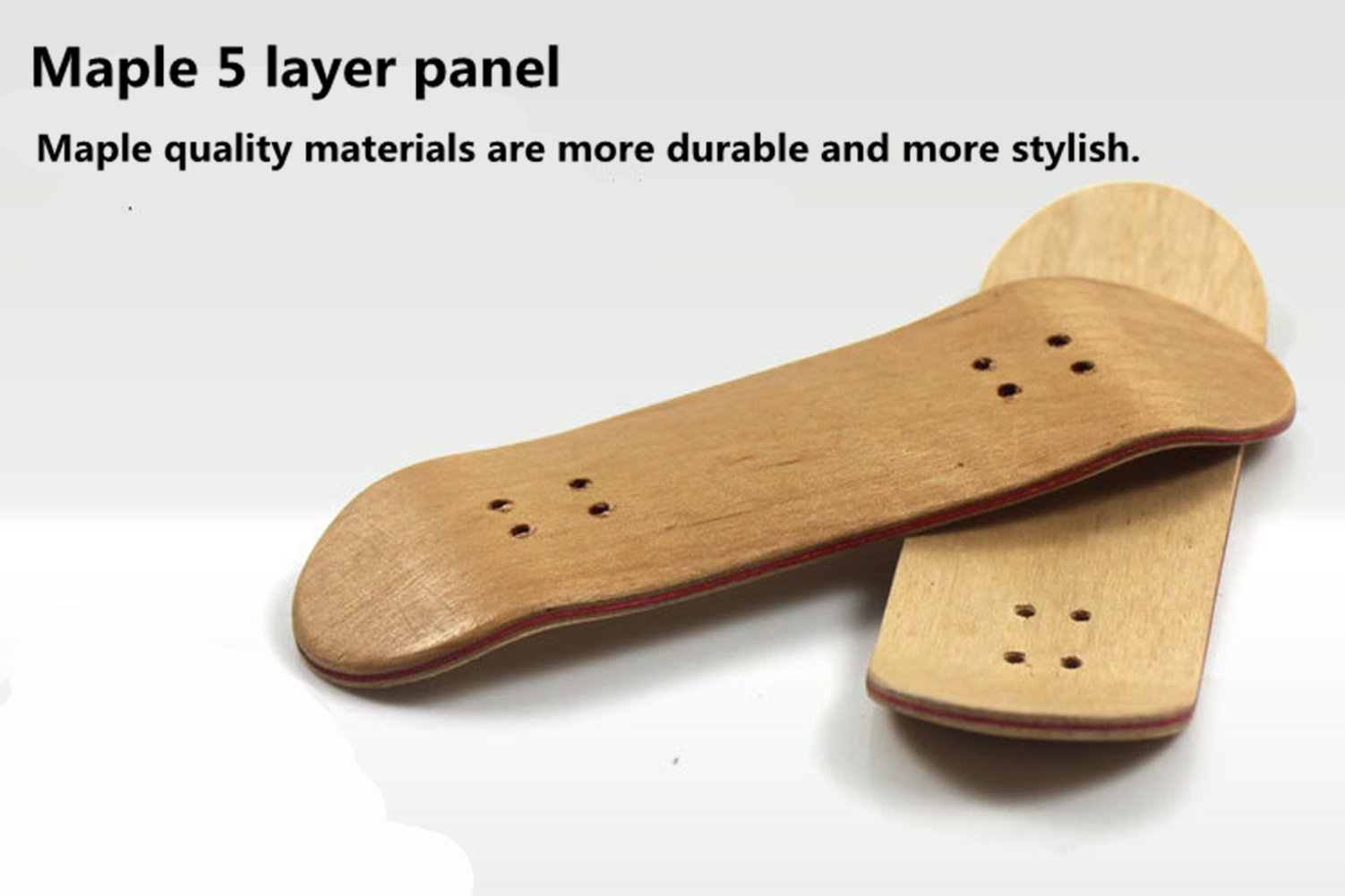 Maple Wood Professional Mini Fingerboards Finger Skateboard with PU Nonslip Pad and