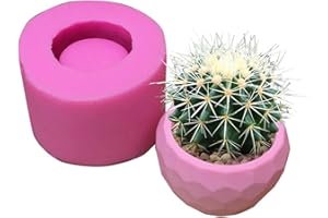 NINEXY Small Silicone Flower Pot Mold, Ceramic Cement Clay Mold, Succulent Plants Planter Pot Epoxy Resin Mould, Candle Holder, Candy Soap Crafts Home Decor