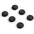 Savage Raven by Skull & Co.Thumb Grips Joystick Cap Analog Stick Cover for Nintendo Switch 2 Joy-Con - Black, 3 Pairs (6pcs)