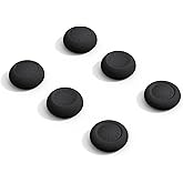 Savage Raven by Skull & Co.Thumb Grips Joystick Cap Analog Stick Cover for Nintendo Switch 2 Joy-Con - Black, 3 Pairs (6pcs)