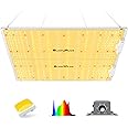 BLOOM PLUS Latest XP3000 LED Grow Light with Samsung LM301B Diodes 4x4 ft Coverage Dimmable Full Spectrum 300W Grow Light for Indoor Plants Veg and Bloom Hydroponic Growing Lamps with 652pcs LEDs