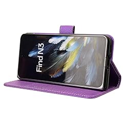 Elubugod Compatible with OnePlus Open Leather Case