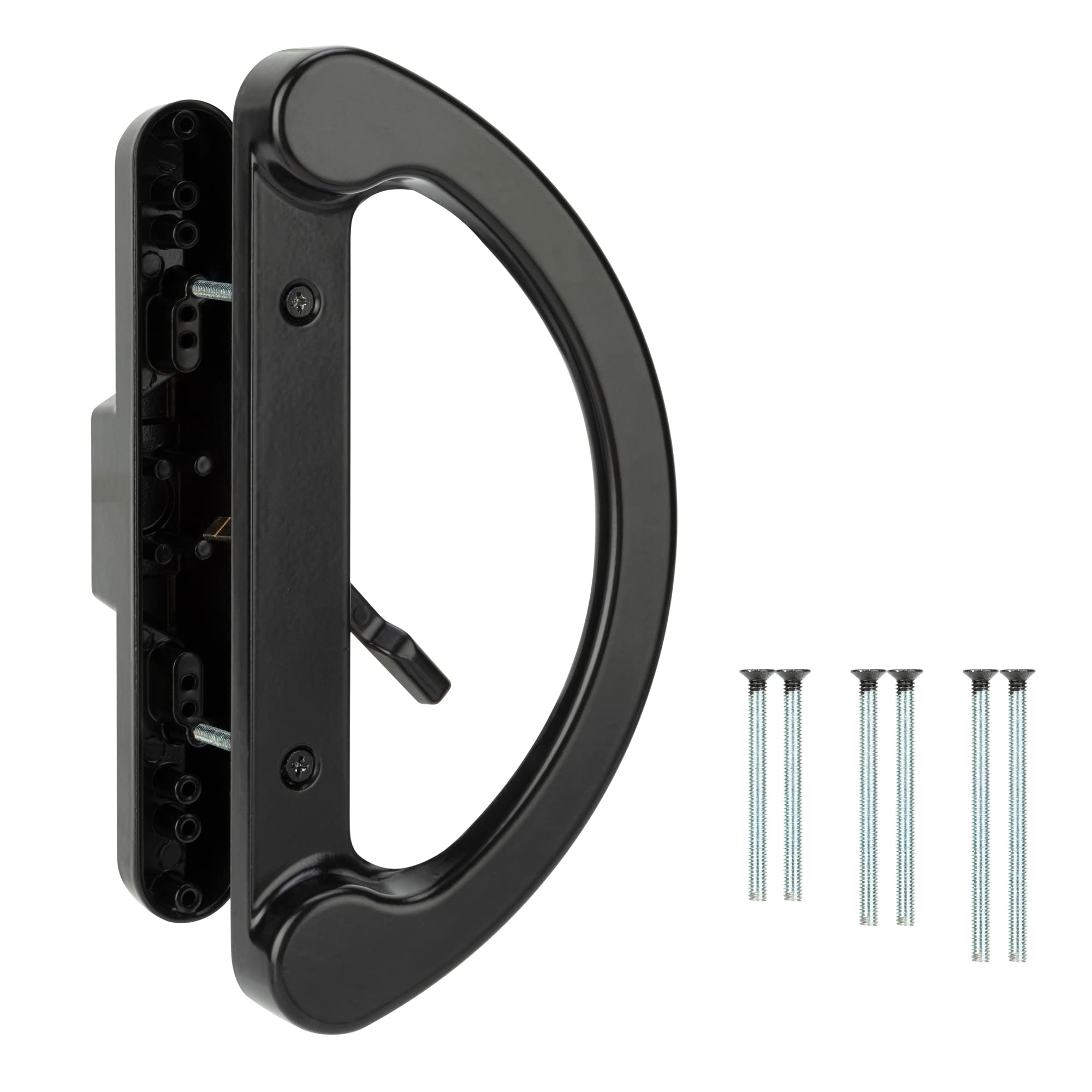 Ssl Handle SANKINS Sliding Patio Door Handle Pull Set, Black Diecast Non-Keyed ...