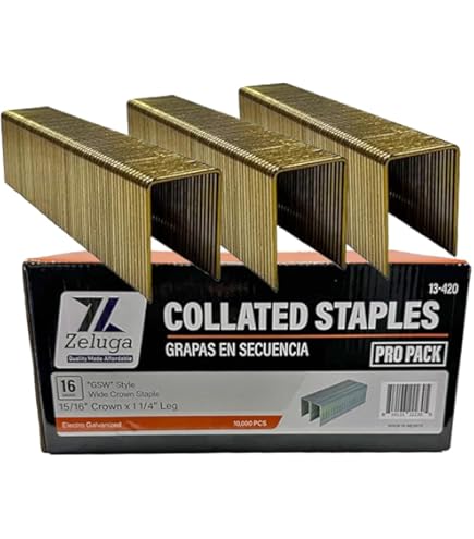 16-Gauge 15/16" Crown 2" Pneumatic Wide Crown Stapler - Texas Outlet