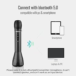 TAKSTAR 2-in-1 Bluetooth Wireless Microphone
