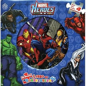 Marvel Heroes: Mi Primer Libro De Rompecabezas / My Firs Puzzle Book (Spanish Edition)
