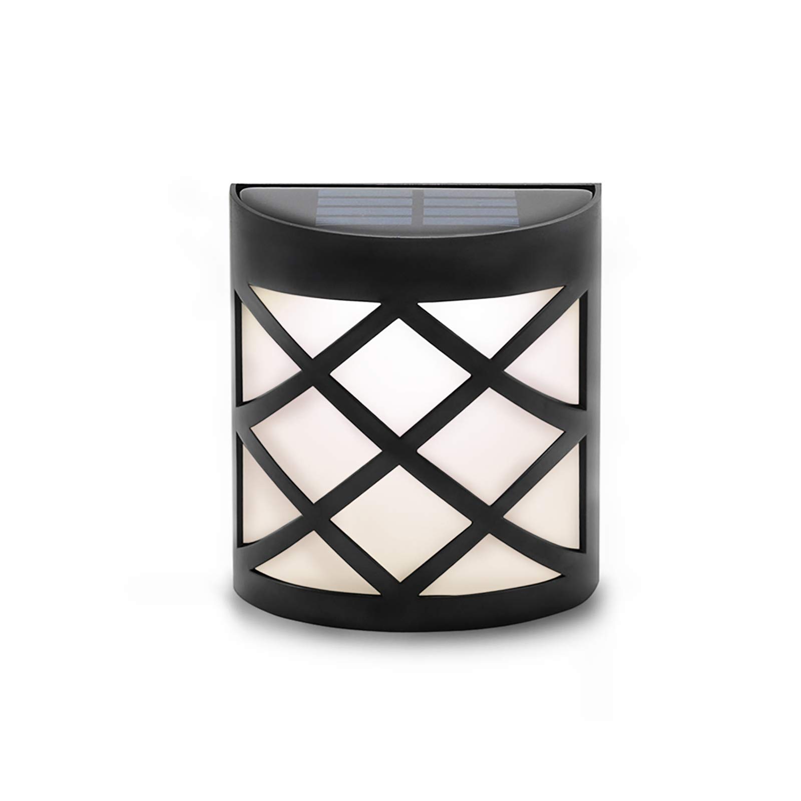 FUTLAR Solar Fence Lights Outdoor Garden Light, Cold White Solar Powered LED Wall Light for Wall, Fence, Garden, Gate,Garage,Window, Hotel and Camping (1 Pack)