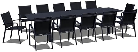 Amazon Com Urbanfurnishing Net 13 Piece Extendable Modern