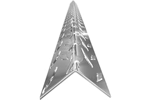 Royilink Diamond Plate Angle – 6pcs 2 x 2 x 48 in. Aluminum Corner Trim – 17GA 0.045" Commercial Grade Wall Edge Protector – Compatible with Royilink 3003 H22 Diamond Plate Sheet Metal