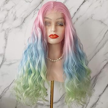 colorful lace front wigs
