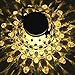 Sogrand Solar Table Light Solar Glass Ball Table Lamp Jar Lights Outdoor Decorations Hanging Solar Lantern