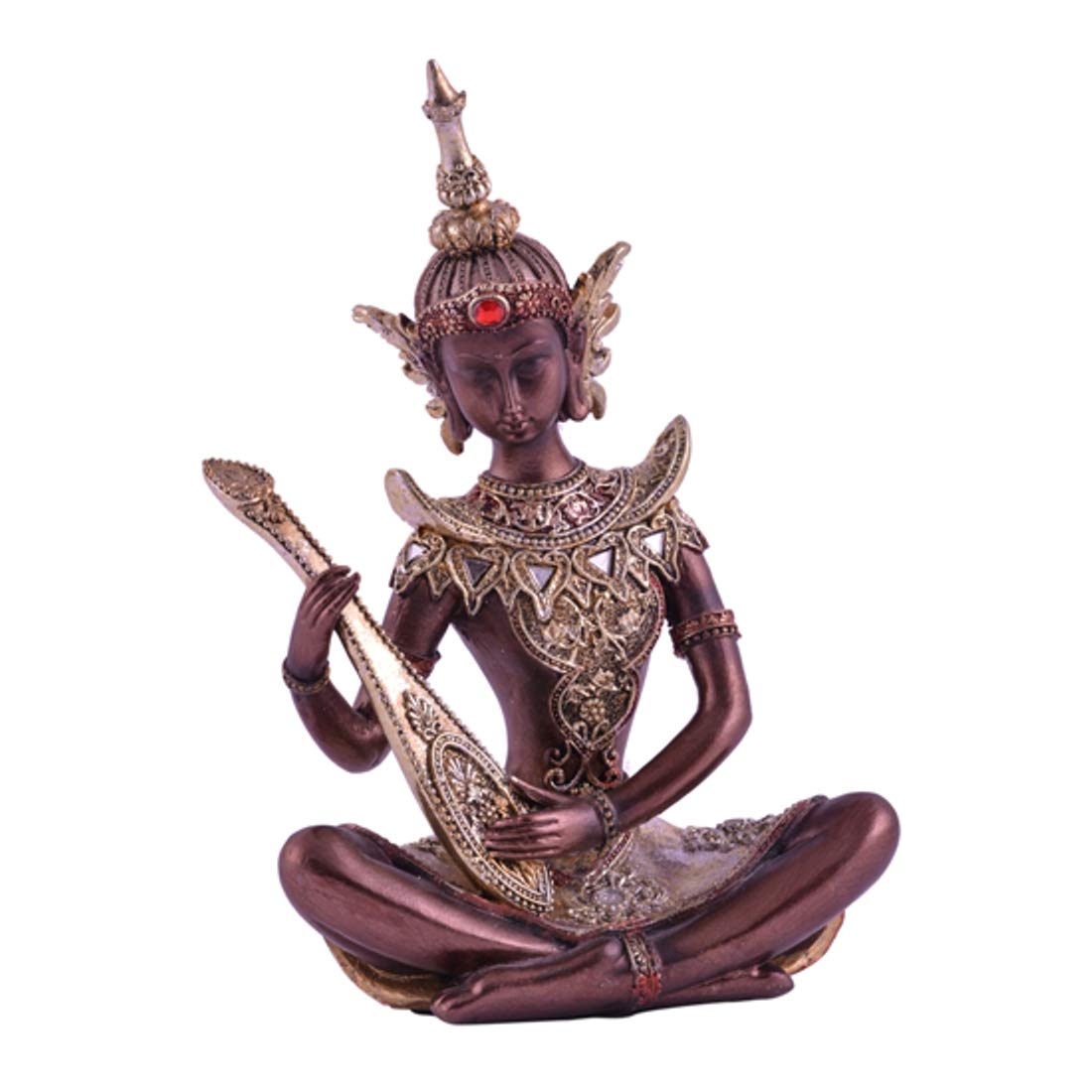 Buy Classique Polystone Multi Beautiful Musical Lord Budha Statue