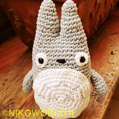 Amigurumi Handmade Totoro Grey/Grigio!