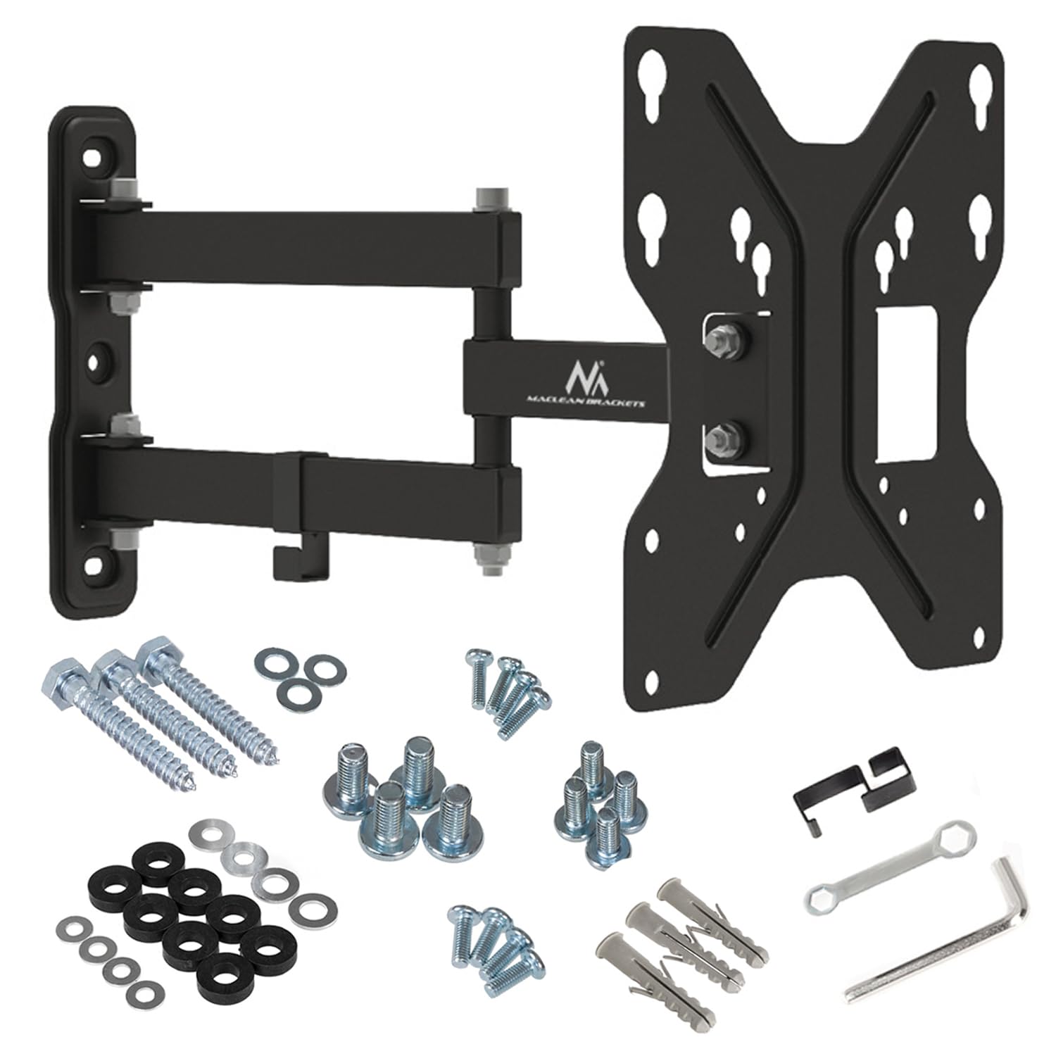 Maclean MC-648 Wall Mounted TV Bracket, 23-42 inch LED/LCD/Plasma, 30kg, 24-month Warranty