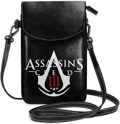 Amazon Assassin S Creed アサシンクリード 携帯ポーチ スマホポーチ ショルダーポーチ 斜め掛け ポシェット 小型 小物入れ カード入れ 多機能 軽量 便利 人気 かわいい おしゃれ メンズ レディース ショルダーバッグ