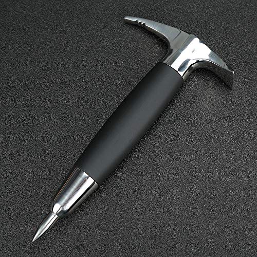 LINALL Ice Pick - Stainless Steel Ice Cube Bar Cocktail Tool, Create Ice Chunks for Cocktails - ICK0005 (Black)