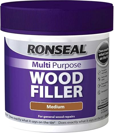Ronseal MPWFM465 465 g Medium Multi-Purpose Wood Filler Tub