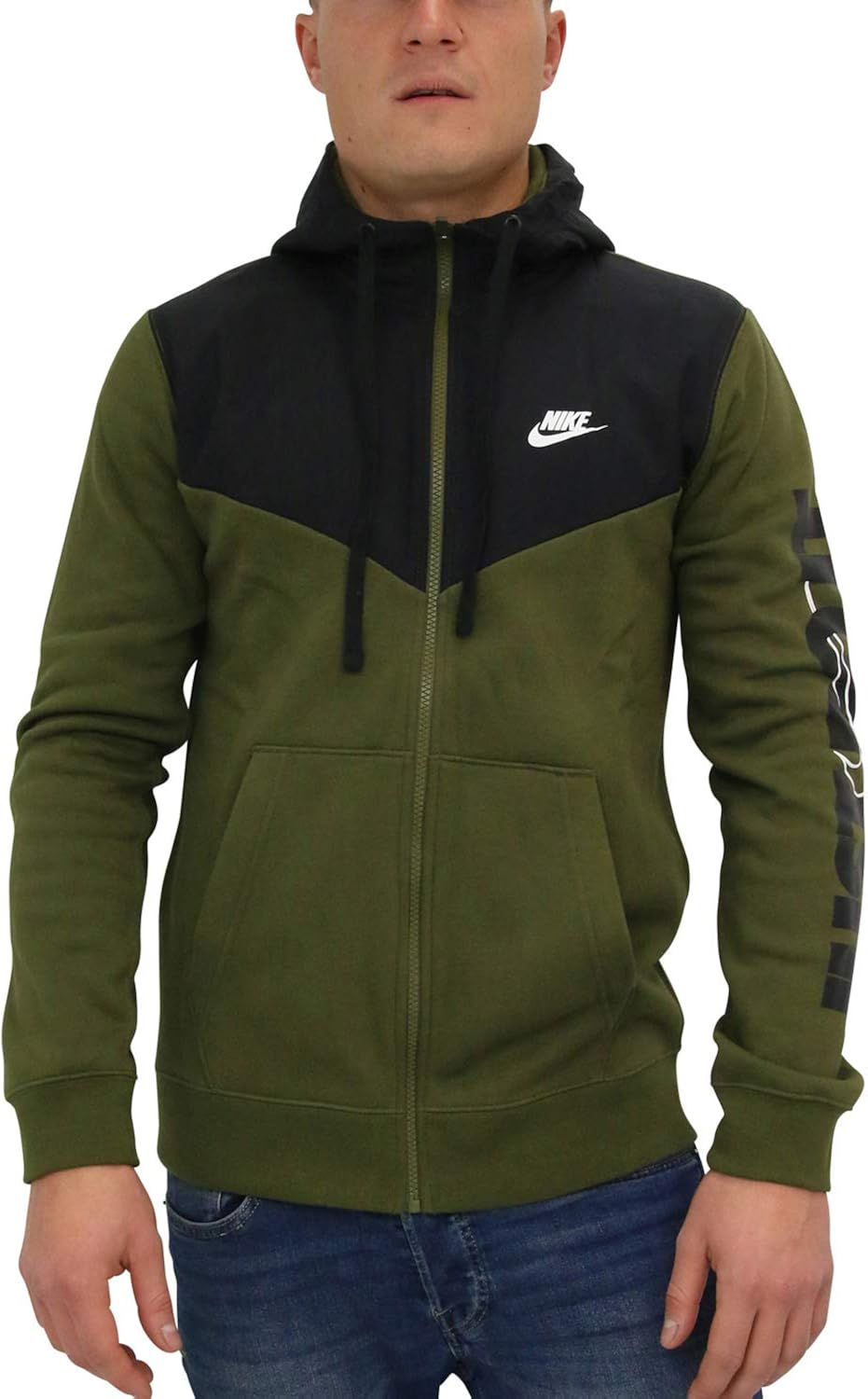 nike olive canvas hoodie