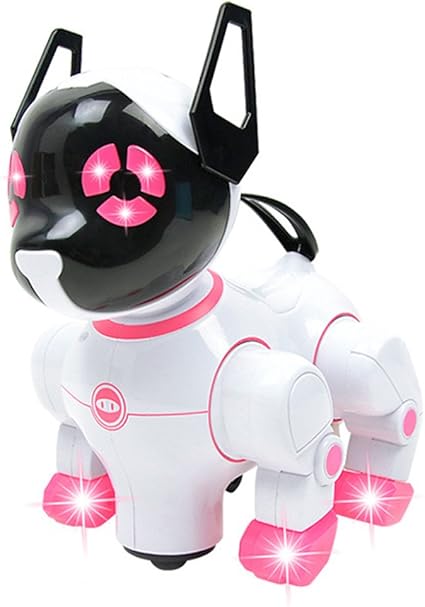 pink robot dog