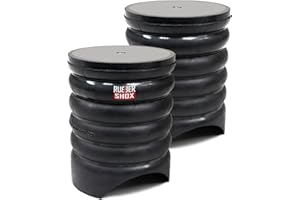 DURATPE Rubbershox Modular Natural Rubber Front Rear Bump Stop for Ford F150 / F250 | Suspension Enhancement System | 9000 Ibs Capacity at 50% Compression (4” F150)