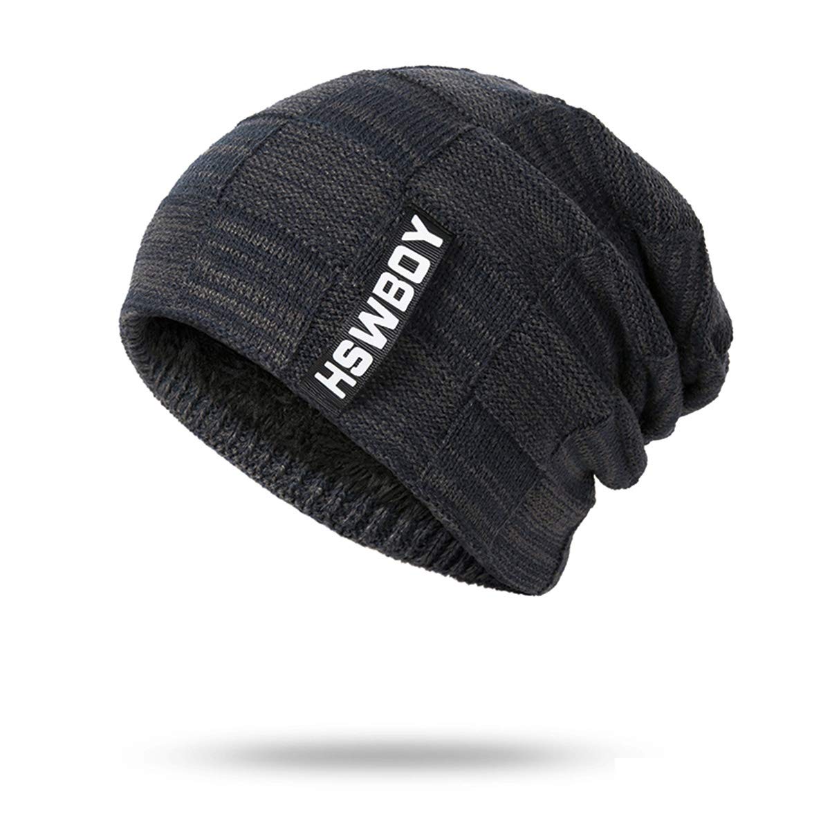 Wish Club Winter Mütze mit Kuschel Warmhaltend Weich Sanft Gestrickt bequem Hut Männer Frauen