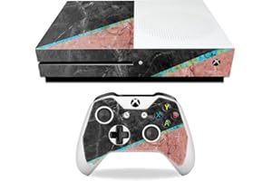 MightySkins Skin Compatible with Microsoft Xbox One S - Cut Marble | Protective, Durable, and Unique Vinyl Decal wrap Cover |