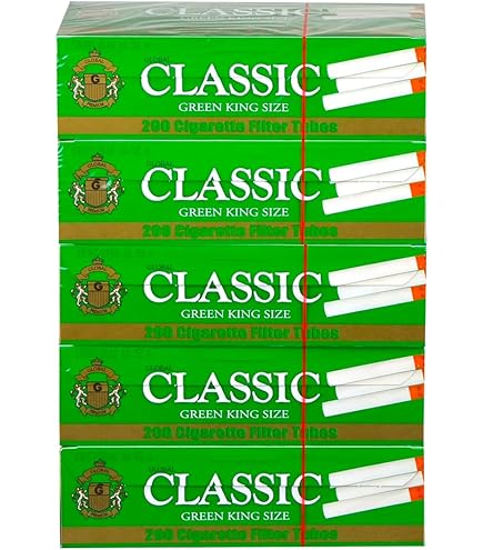 Amazon.com: High Card - Green Menthol RYO King Size Cigarette Filter Tubes 