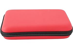 Carrying Case for 3DS, New 3DS XL, New 2DS XL Console, Pocket Hard Shell Case with 8 Game Slot, Inner Pocket, 3DS XL Accessor