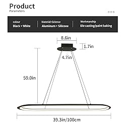 Matven Island Lights, Linear Pendant Light LED