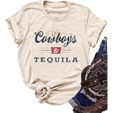 Western Cowboy Vintage Graphic Shirts for Women Cowgirl Country Music Concert Tshirts Funny Retro Rodeo Tops