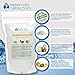 Tranquility Bath Salt 32 Ounces Epsom Salt with Natural Geranium, Chamomile, Lavender and Lemongrass Essential Oils Plus Vitamin C in BPA Free Pouch with Easy Press-Lock Seal