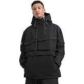 BSASB Mens Snowboard Jacket Ski Pullover Coat Warm Waterproof Windproof Men Snowboarding Jacket Winter Sports