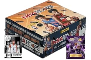 NEW 2023-24 Panini NBA HOOPS Factory Sealed HUGE Basketball Card Box w/192 Cards (Each Box contains 24 Inserts/Parallels!) - Plus Custom Made VICTOR WEMBANYAMA Basketball Art Cards Pictured.