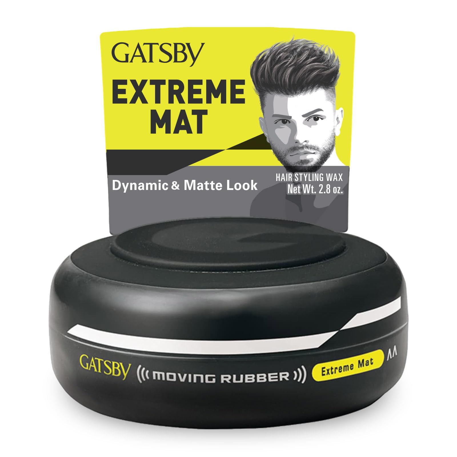マンダム GATSBY ムービングラバー エクストリーム マット ヘアワックス 80gの商品画像