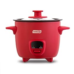 Dash DRCM200GBRD04 Mini Rice Cooker Steamer with