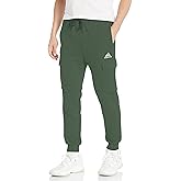 Adidas Mens Essentials Fleece Regular Tapered Cargo Pantsathletic Pants