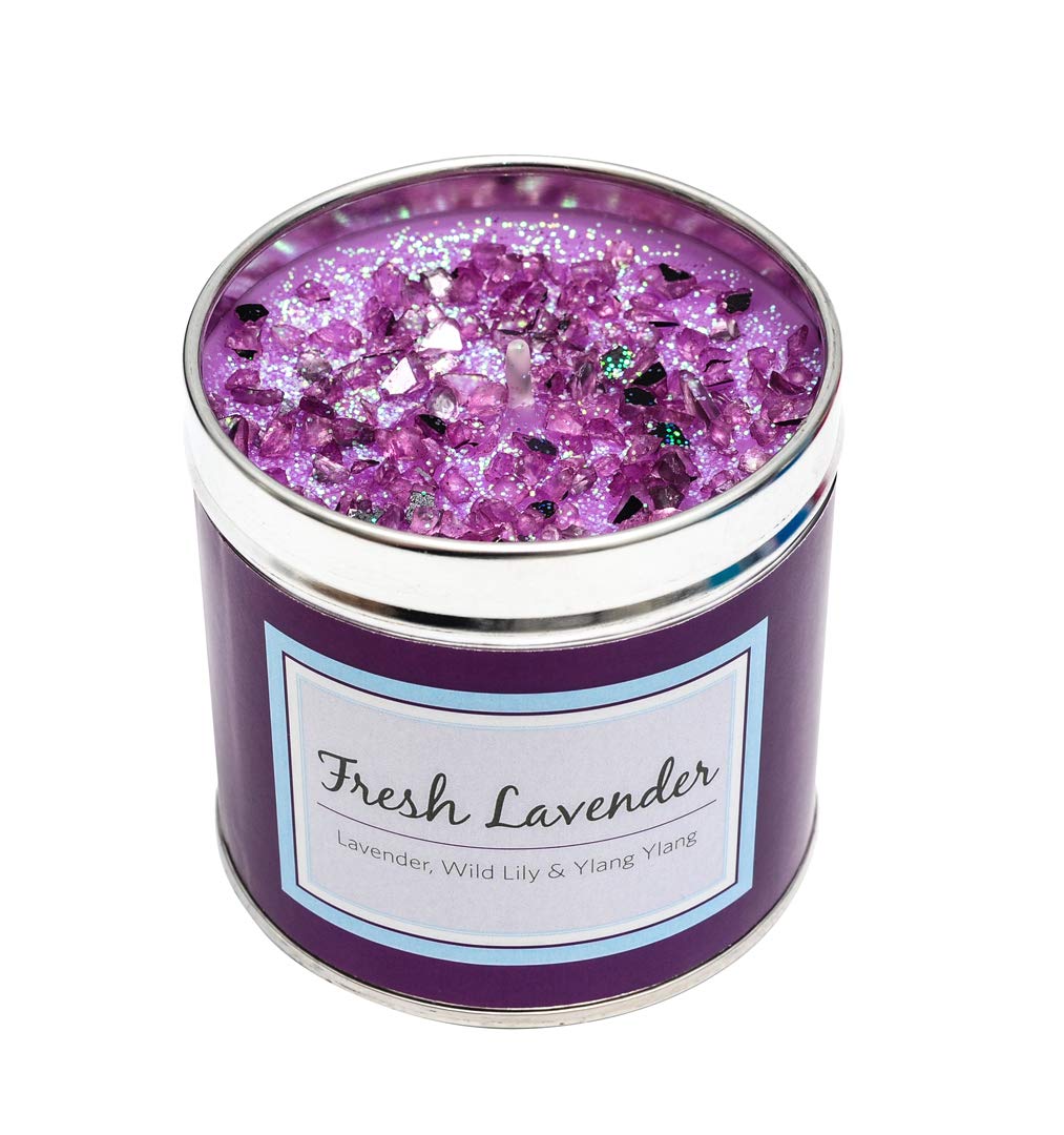 Seriously Scented Fresh Lavender Candle with 50 hours burning time