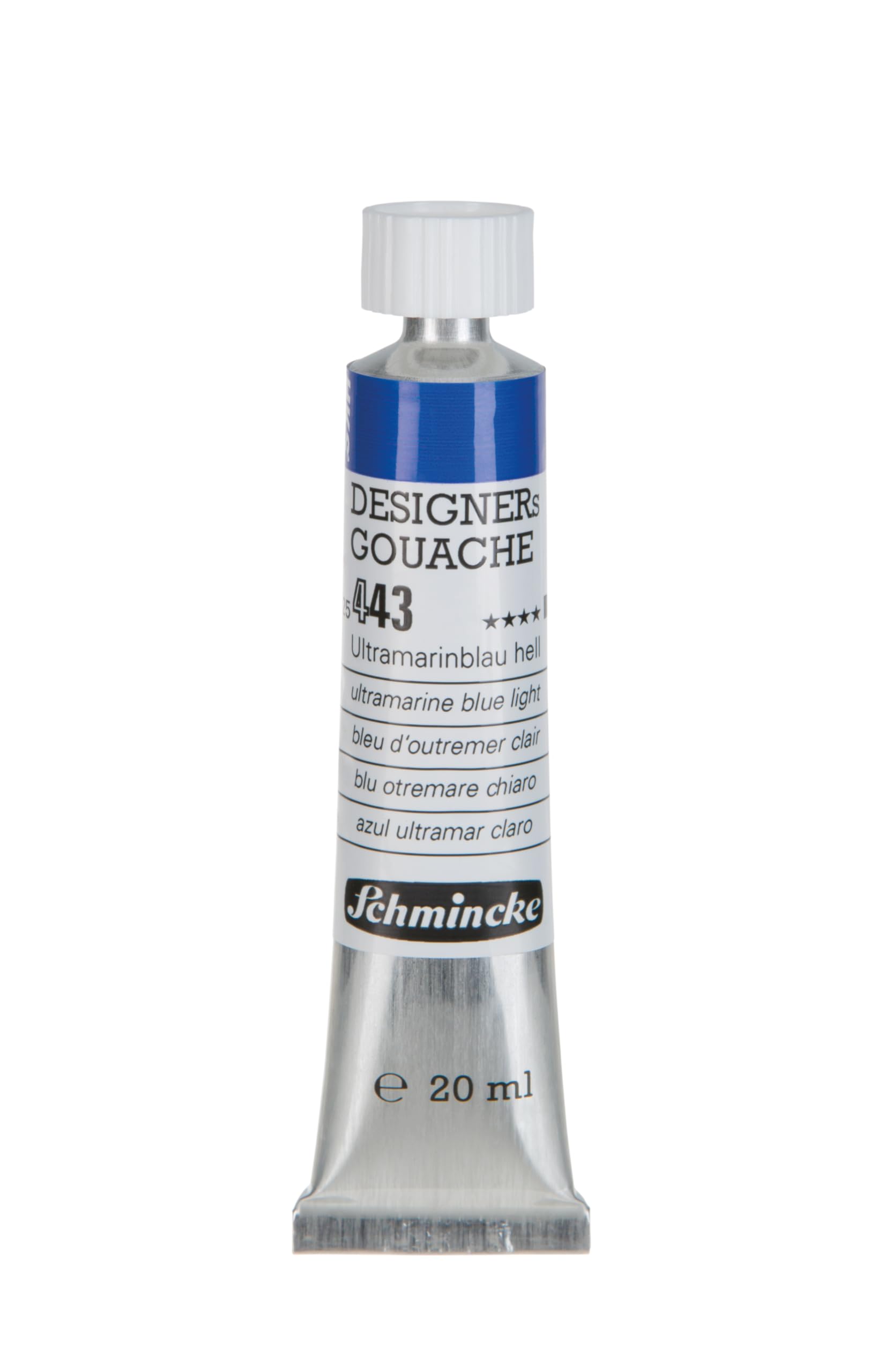 Schmincke : Designers Gouache : 20ml : Ultramarine Blue Light — image 1