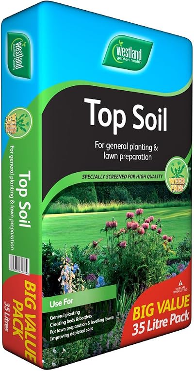 Westland Top Soil 35L for Lawn Prep Garden Beds Borders