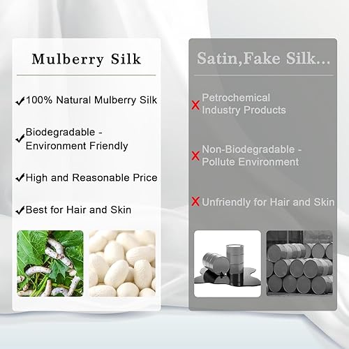 ZIMASILK 100% Pure Mulberry Silk Pillowcase for Hair and Skin