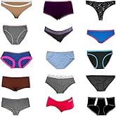 Variety Panties for Women | Sexy Thong Hipster Boyshort Briefs G-String Tangas Assorted Multi Colored Packs of Underwear