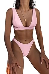 Bathing Suits for Women Deep V Neck Sexy Two Piece